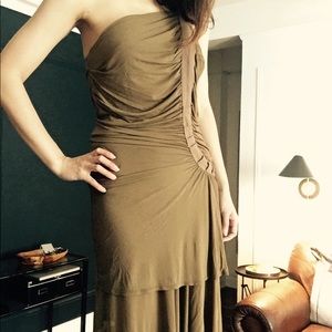 Plein Sud Goddess Off-shouldered Dress Size S